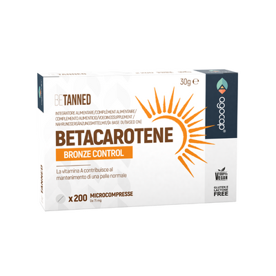 Betacarotene per Abbronzatura e Produzione di Melanina | Integratore per la Pelle