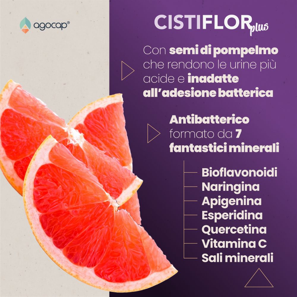Cistiflor Plus | Integratore per cistite e candida con D-Mannosio, Mirtillo Rosso e Fermenti Lattici