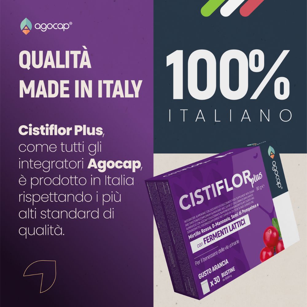 Cistiflor Plus | Integratore per cistite e candida con D-Mannosio, Mirtillo Rosso e Fermenti Lattici
