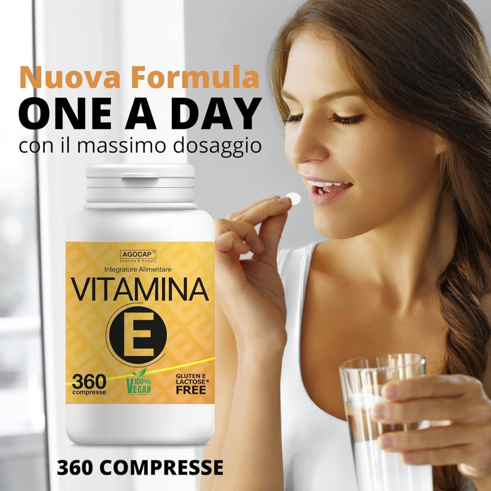 Vitamina E pura alto dosaggio 360 compresse