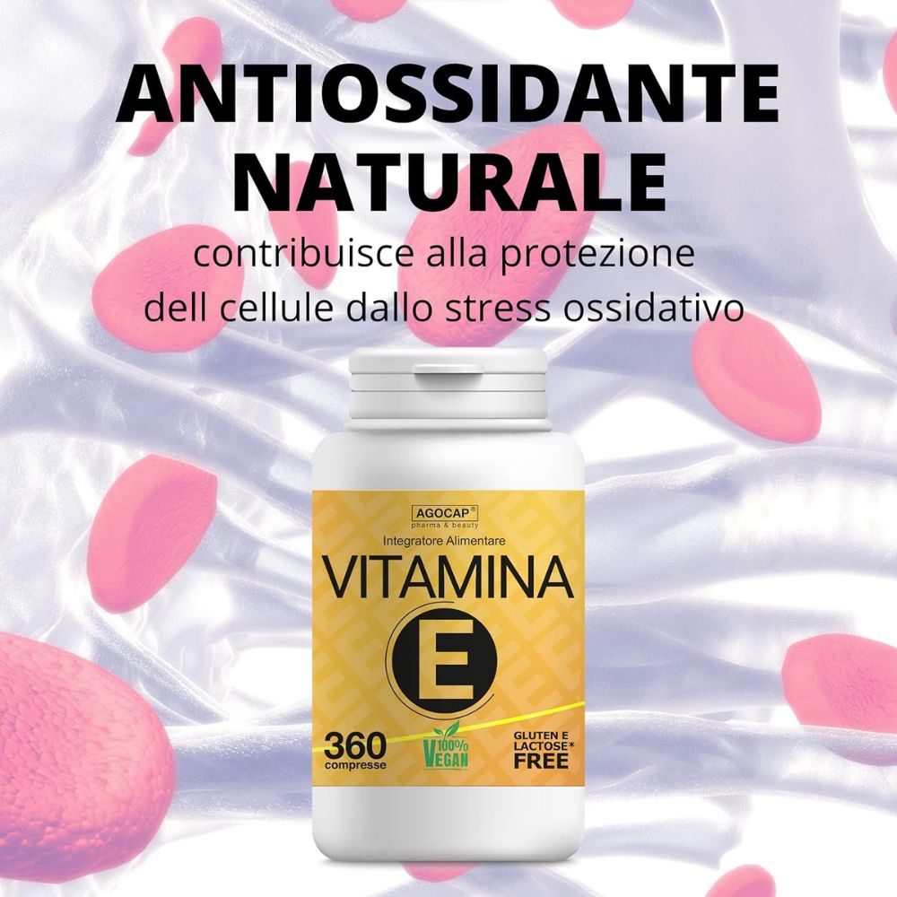 Vitamina E pura alto dosaggio 360 compresse