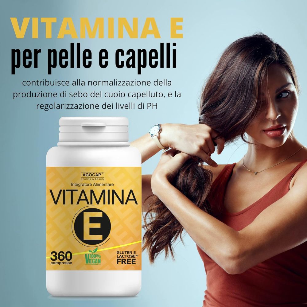 Vitamina E pura alto dosaggio 360 compresse