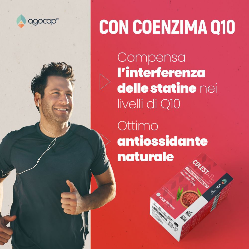 Colestaid PRO, Integratore Alimentare per il Controllo del Colesterolo, con Riso Rosso Fermentato, 300 compresse