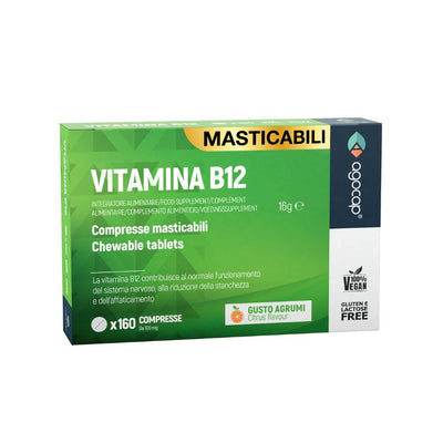 Vitamina B12 da 1000 mcg  compresse masticabili gusto agrumi