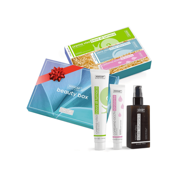 Kit Skincare di Lusso per Donna: Cofanetto con Acido Ialuronico e Bava di Lumaca